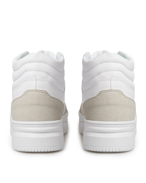 Tenis Botín Negro Franjas Gris 9155